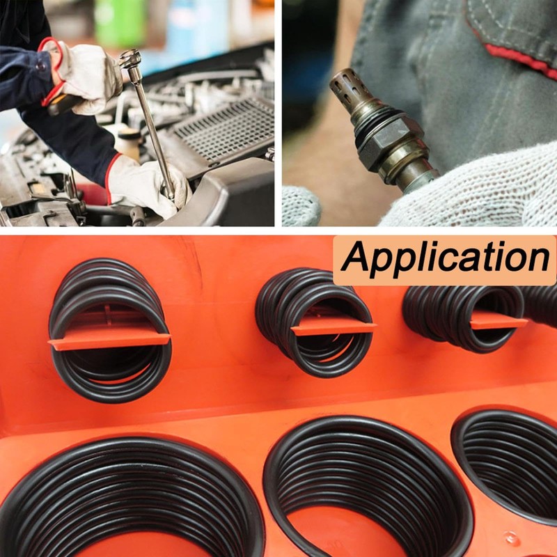 419Pcs Universal O-Rings Assortment Kit Faucet Sealing Gasket Rubber Seals