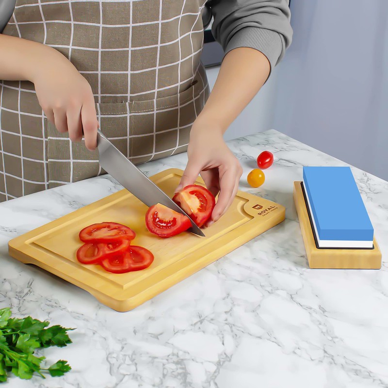 Premium Whetstone Knife Sharpening Stone,2 Side Grit 1000/6000 Whetstone Sharpener,Whetstone