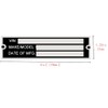 CWZ Blank Serial ID TAG Plate Data CAR Truck HOT