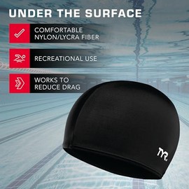 TYR Gorra de Licra para natación