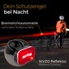 LICHTMEISTER® Rear Light Bicycle with Reflector and Brake Light Function