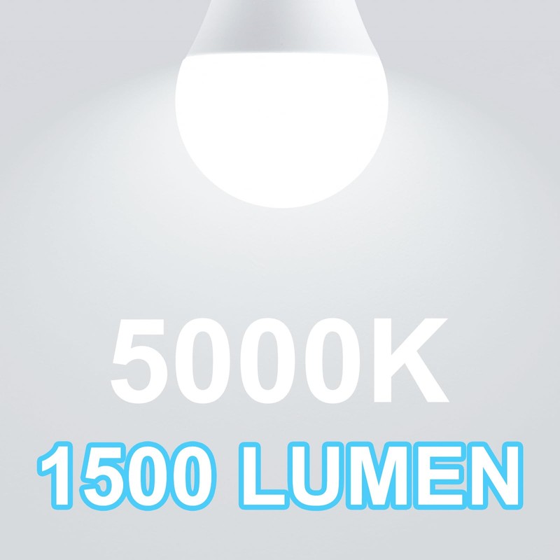 LQ BSDERA 4PK Garage Door Opener Light Bulbs, 5000K Daylight,