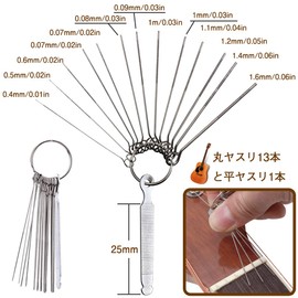 Guitar Nut File, String Instrument Maintenance Supplies, 1 Set, Guitar String Groove, Polishing Tool, File Adjustment, String Instrument Components, For Guitars, Mandolin, Bass, Ukulele, Banjo, and