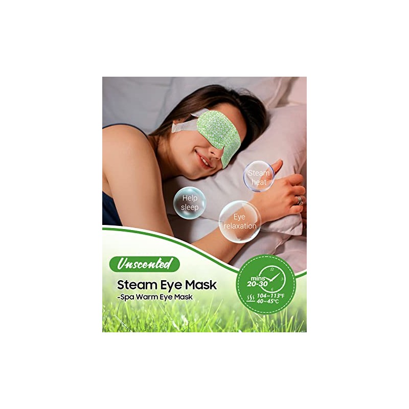 Self Heating Steam Eye Mask, Heated Sleep Mask for Sleep