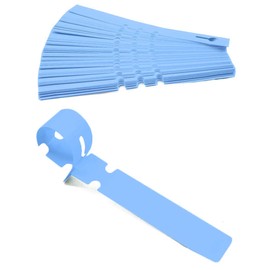 HomeTools.eu® 100 Labels for Plants Weatherproof Plastic 21 x 2 cm Blue