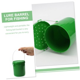 SUPVOX Bucket 2pcs Lightweight Bait Buckets Breathable Vents for Easy Carrying