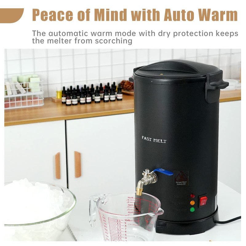 FAST MELT 12Lbs Soap Melter for Soap Making - Electric