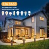 Dusk to Dawn Outdoor Post Lights with Pier Mount Base