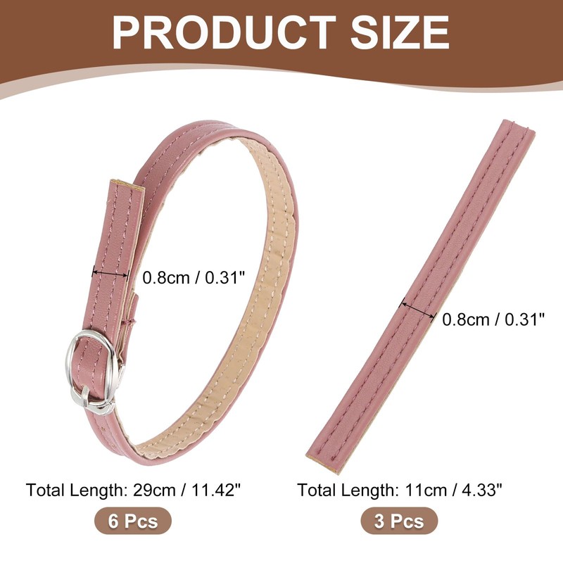uxcell 3 Pair Replacement Ankle Strap for Heels Detachable Shoe