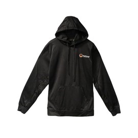 Railhead Gear Hooded Tech Sweatshirt with Logo, Front Pocket and Mesh Hood, Black RH-SWSHIRT-4X