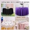 Entisn 1 Pack 90 Inch / 7.5 Ft Round Tablecloth,