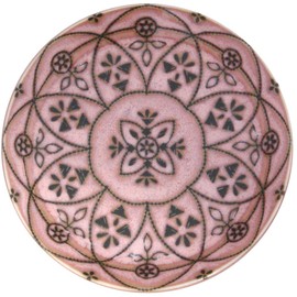 Sugar Land MK20462 Moroccan Plate (S), 5.6 x 0.8 inches (14.3 x 2.2 cm), Pink