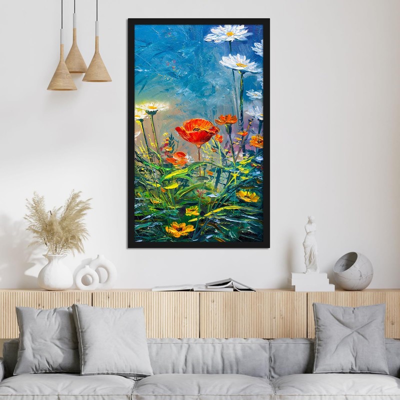 Lavezee 14x22 Poster Frame Black Display 14 x 22 Inch