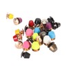 26pcs Screwback Studs Nailheads Lightweight Rust Proof Zinc Alloy Flat
