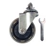 LS&GHY 4" Quiet Rubber Wheel Upgraded Swivel Castors Replacement Wheel