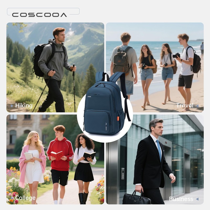 COSCOOA Small Carry On Backpack 20L,United Airlines Personal Item Bag