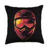Ski Goggles Vector Throw Pillow