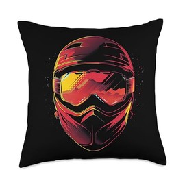Ski Goggles Vector Throw Pillow
