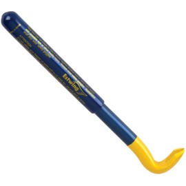 Estwing Handy Claw Nail Puller - 10" Pry Bar with Forged Steel Construction & Vinyl Cushion Grip - HC-10