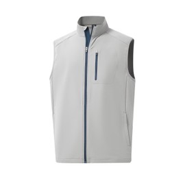 Rouen Golf Vest for Men Lightweight Sleeveless Windproof Travel Pockets Zip Up Softshell Men's Outerwear Vests