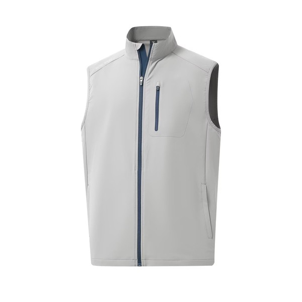 Rouen Golf Vest for Men Lightweight Sleeveless Windproof Travel Pockets