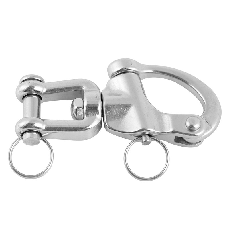 Quick Release Swivel Eye Snap Boat Shackle Stainless Steel Marine