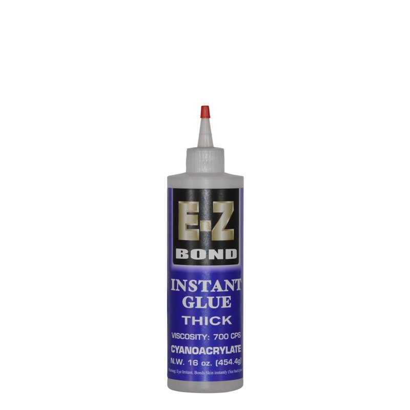 E-Z Bond Professional Grade Thick Instant Glue, 700 CPS (16