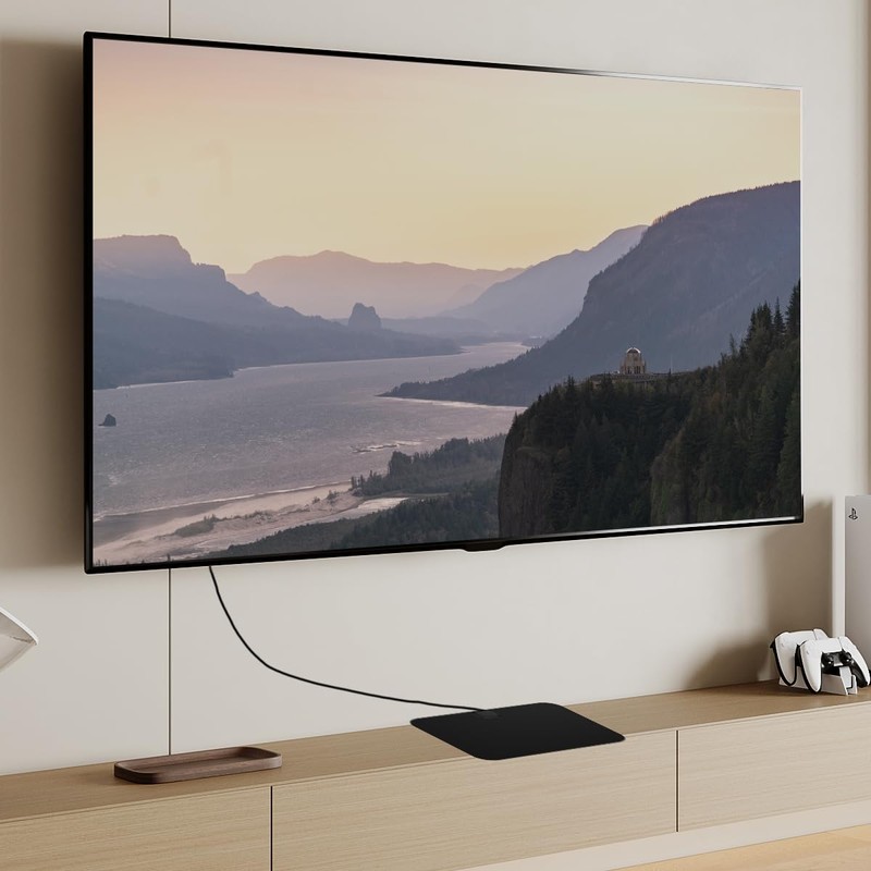Five Star Ultra Thin Amplified Indoor HDTV Antenna – High-Performance