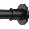 BRIOFOX Industrial Shower Curtain Rod - Never Rust Non-Slip 27-43