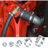 8PCS Hose Clips Stainless Steel 18-27mm Jubilee Clips Assorted Hose