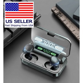 Unbranded TWS Ear Bluetooth headphone Wireless Earbud W/ Mic -USBC charging Cable Included