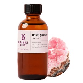Bramble Berry Rose Quartz Fragrance Oil 2 oz | Bright Floral Scent for Soap Making, Lotion, Perfume, Scrubs & Bath Bombs | Skin Safe, Vegan, Paraben & Phthalate Free