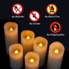 Enpornk Flameless Candles Flickering LED Candles Set of 12 (D:2.2"