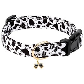 Collar de perro de algodón, suave y lindo con diseño de dinosaurio, para niñas, niñas, niños, perros, hebilla ajustable para perros pequeños, medianos