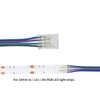 Clearhill 10mm 4Pin 10Pcs RGB LED Strip Connectors,Double-Ended Strip to