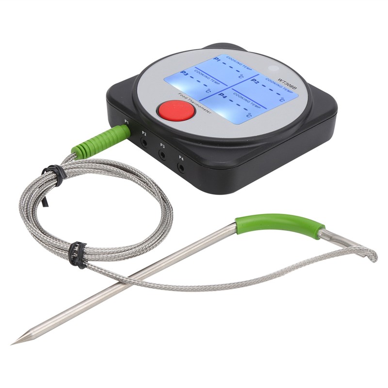 WT308B ‑40~300℃ Digital Food Thermometer Wireless Stainless Steel Dual Probe