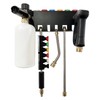 High Pressure Washer Gun Holder Wall Mounted Stainless Steel Foam