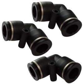 Aerzetix: 3 x Quick Coupling Elbow Liquid Diameter 12 mm Compressed Air Compressor Compressed Air Fitting C17163