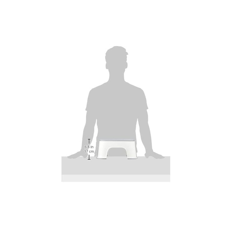 BabyBjörn Step Stool, White/Gray