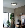 AUTELO Flush Mount Ceiling Light-Black Ceiling Light Fixture - 12Inch