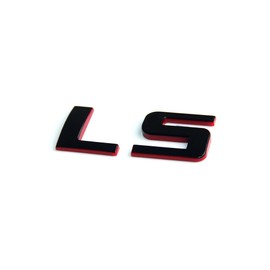 Yoaoo 2Pack OEM Ls Nameplate Emblem Badges 3D Decal Compatible with Sierra Silverado Redline