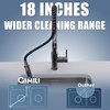 GIMILI Black Stainless Kitchen Faucet with Pull Down Sprayer Single
