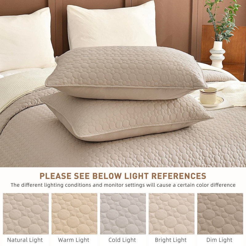 Lady Ann Oversized King Bedspreads Set for 120x120 Extra Bed,