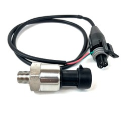 300 PSI Universal 5v Pressure Transducer Sender Sensor with Wiring Connector - 1/8 inch 27 NPT Thread Stainless Steel Pressure Sensor for Oil, Fuel, Air, Water