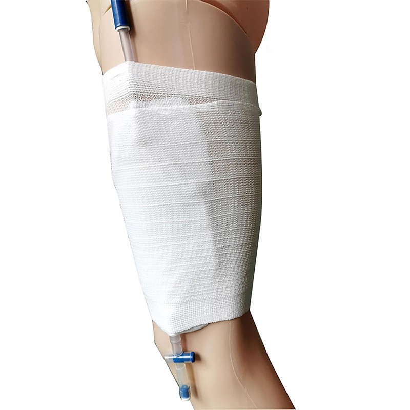 One Piece Elastic Catheter Sleeves Leg Bag Thoughful Design Urine