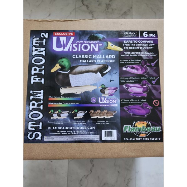 Flambeau Storm Front 2 Classic Mallard Decoys 6pk