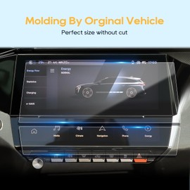 LFOTPP [Pack of 4] Compatible with Peugeot 308 408 SW 10 Inch i-Cockpit Navigation Screen Protector + i-Toggles Screen Protector, Nano PET 5H Anti-Scratch Anti-Fingerprint Films Accessories