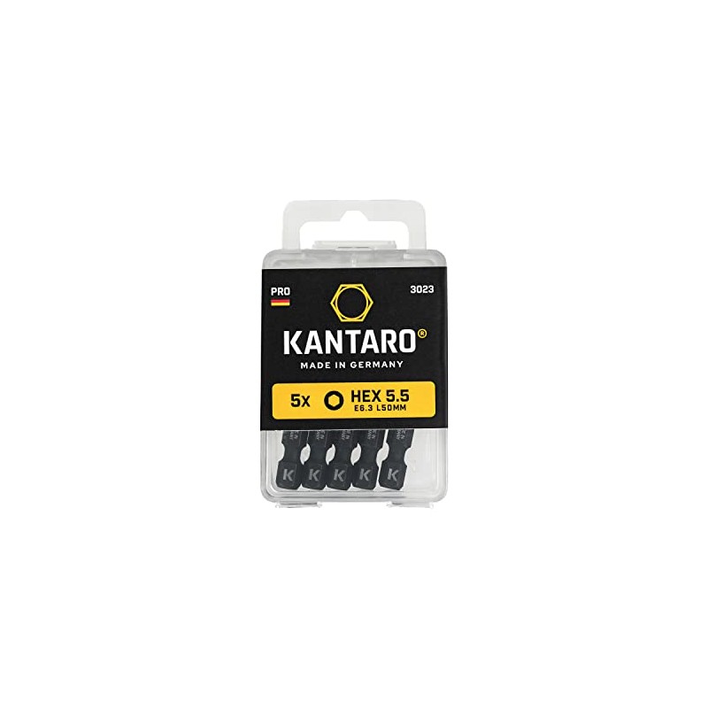 KANTARO 3023 Hexagonal Bit HEX 5.5 mm x 50 mm