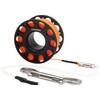 Cressi Finger Spool w/SS Bolt Snap Black - Technical Finger