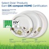 Dixie Ux9ws Pathways Soak-Proof Shield Paper Plates, 8 1/2, Grn/Burg,